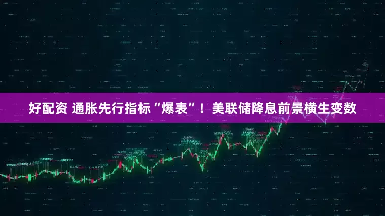 好配资 通胀先行指标“爆表”！美联储降息前景横生变数